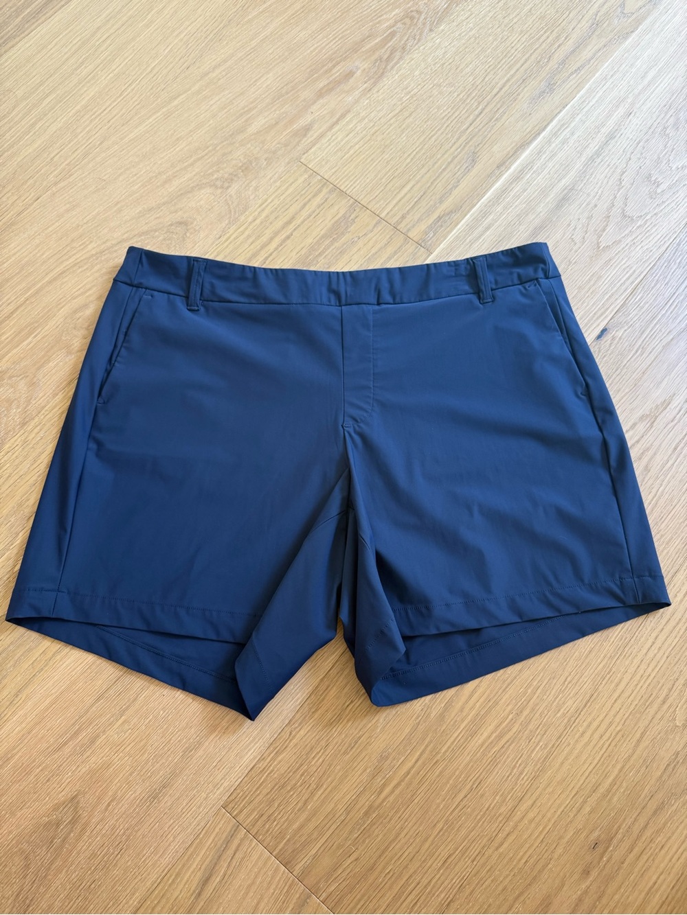 Spanx Navy Pull On Quick Dry Shorts XL